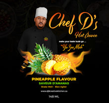 Load image into Gallery viewer, Chef D&#39;s Pineapple Flavour Hot Sauce
