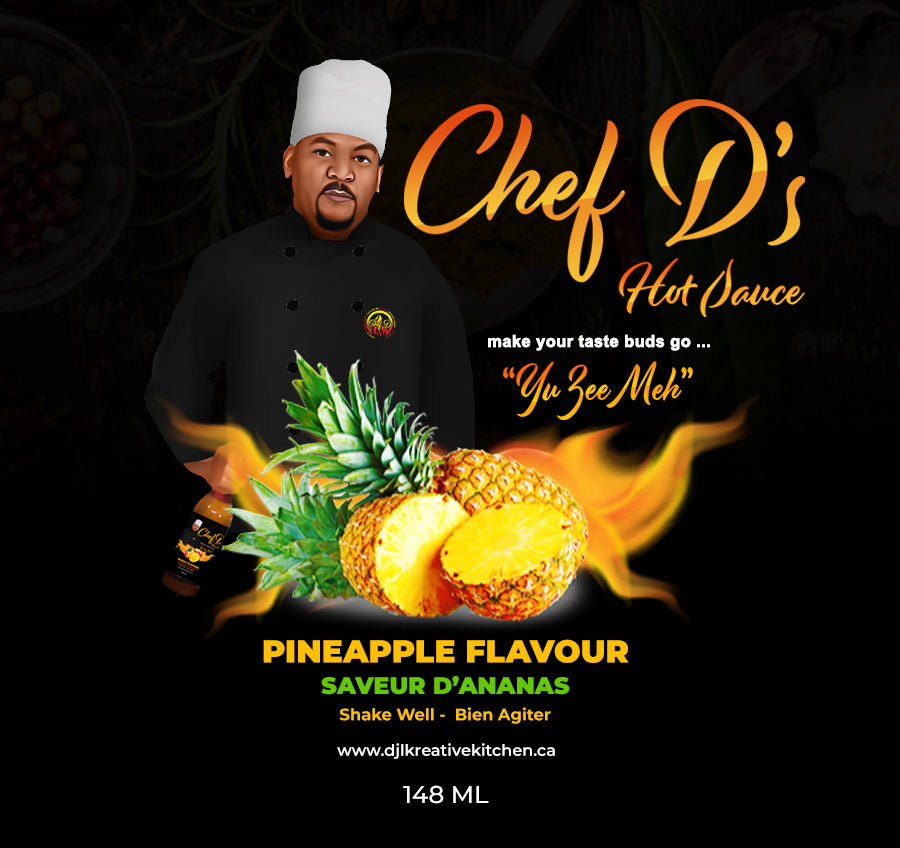 Chef D's Pineapple Flavour Hot Sauce